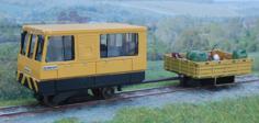 Vale Of Rheidol Railway Track Works Buggy –  0-16.5 Scale 3D Printer Model