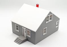 HO Scale Canadian Wartime Home 3D Printer Model