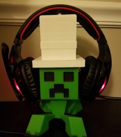 Jinx Creeper Vinyl Top Hat / Headphone Holder 3D Printer Model