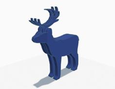 Reindeer 3D Printer Model