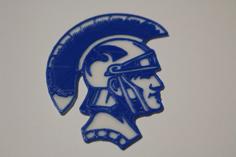 Trojan Head Logo 3D Printer Model