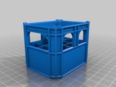 Stackable Blank Battery Beer Case 3D Printer Model