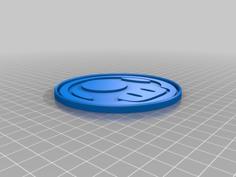 Mushroom Coaster 3D Printer Model