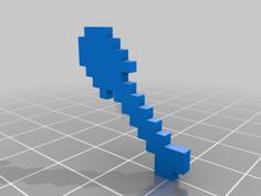 Minecraft Shovel 3D Printer Model