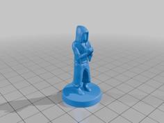 Cloaked Figure 3D Printer Model