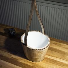 Hanging Plant Pot, Laser Cut 3D Printer Model