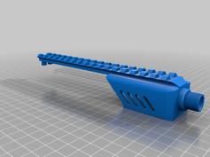 GFAP13 Picatinny Rail Mount 3D Printer Model