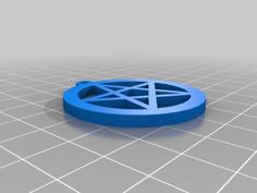 Pentagram With Ring 3D Printer Model