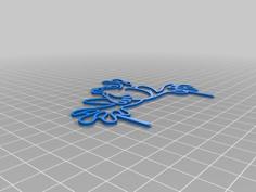 Simple Frog Cake Topper 3D Printer Model