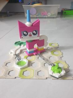 Gravitrax To Giant Happy Unikitty Adapter 3D Printer Model