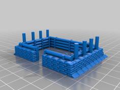 FOW Machine Gun Nest 3D Printer Model