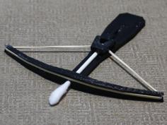 Cotton Swab Crossbow 3D Printer Model