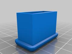 Rectangular Chair Foot 3D Printer Model