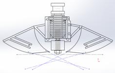 E3D V6 Fan V4 With 4 LED Fan System Use 40 X 40 Mm Fans 3D Printer Model