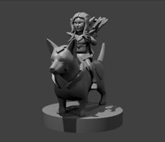 Fey On A Corgi 3D Printer Model