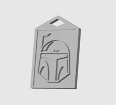 Boba Fett Keychain 3D Printer Model