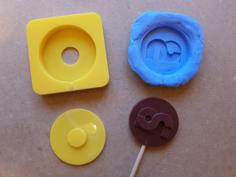 Chocolate Lollipop Mold 3D Printer Model