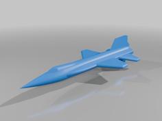 North American X-15A2 Rocket Airplane 3D Printer Model