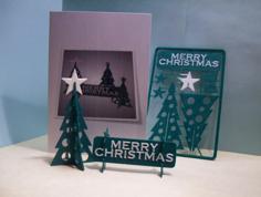 Christmas Gift-card 3D Printer Model