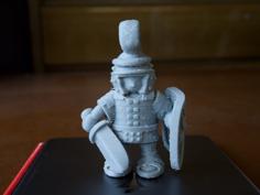 Standing Roman Soldier 3D Printer Model