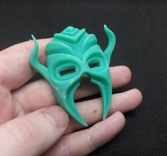 Horned Mask 3D Printer Model