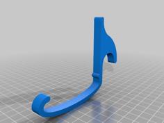 Cubicle Coat Hook 3D Printer Model