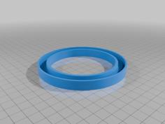 LED Ringlight Case 100 Mm 3D Printer Model