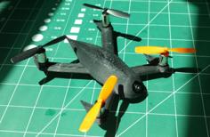 FPV Evil Insect Quadcopter 3D Printer Model