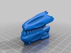 Dinosaur Jaw And Head 3D Printer Model