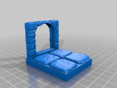 Openforge Stone Arch Edge Doorway 3D Printer Model