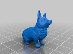 Corgi – Sitting 3D Printer Model