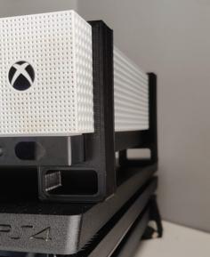 Xbox One S Horizontal Riser/Foot/Stand 3D Printer Model