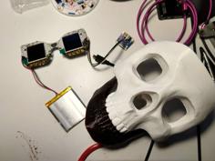 Skull With Following Eyes 3D Printer Model