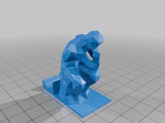 Thinker Phone Holder 3D Printer Model