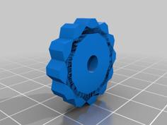 25mm Test Gear 3D Printer Model