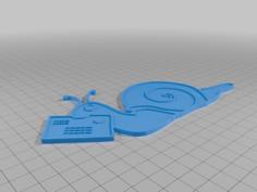 Snail Mail Plaque 3D Printer Model