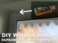 Window Sensor (ESP8266-based) 3D Printer Model