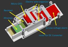 Afromini Bracket For Tarot TL250/TL280 3D Printer Model