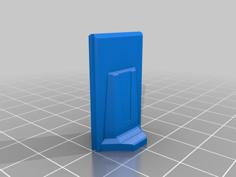 Simple Magnetic Defense Wall, Gate And Tower For Tabletop 3D Printer Model