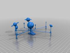 Planitarium Planets With Stand 3D Printer Model