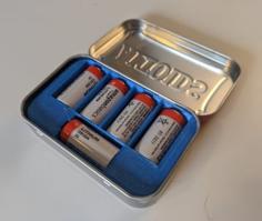 CR123A Altoids Tin Insert 3D Printer Model