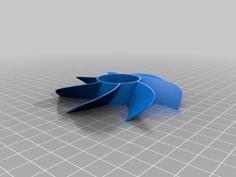 Turbine Propeller Fan Generator V2 3D Printer Model