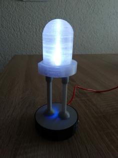 BIG LED With ESP8266 WeMos-D1-Mini 3D Printer Model