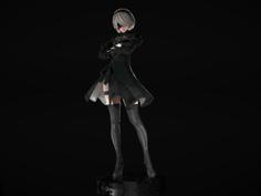 NieR: Automata 2B 3D Printer Model