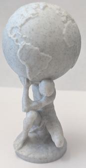 Atlas Holding The Earth 3D Printer Model