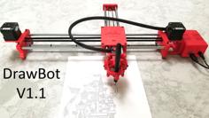 Drawing Robot – Arduino Uno + CNC Shield + GRBL 3D Printer Model