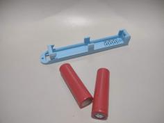 18650 Battery Holder X2 (serial) 3D Printer Model