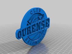 Escudo Club Ourense Baloncesto 3D Printer Model