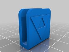 Triforce Camera Cover For MacBook Pro 3D Printer Model