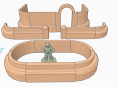 Desert Walls For Star Wars Legion 3D Printer Model